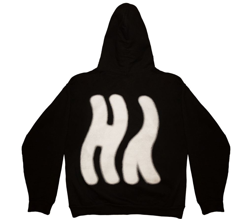'HY' Wavy Logo Hoodie