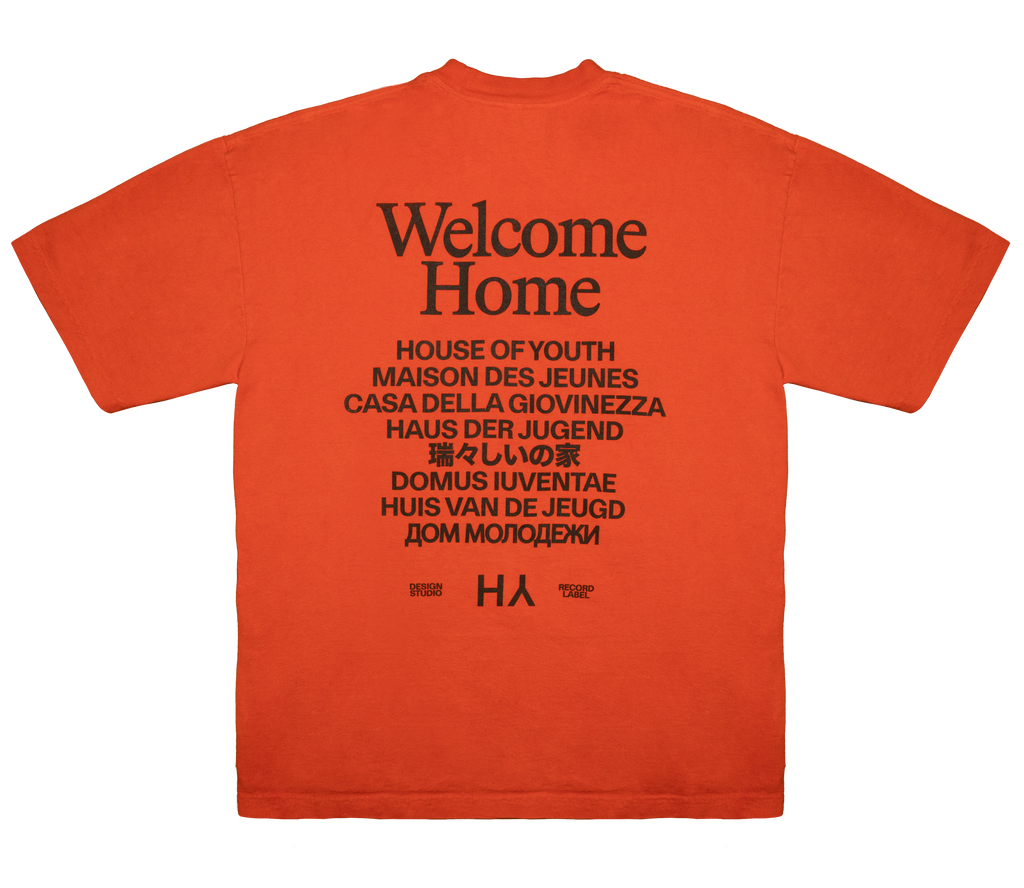 T-shirt « Bienvenue à la maison »