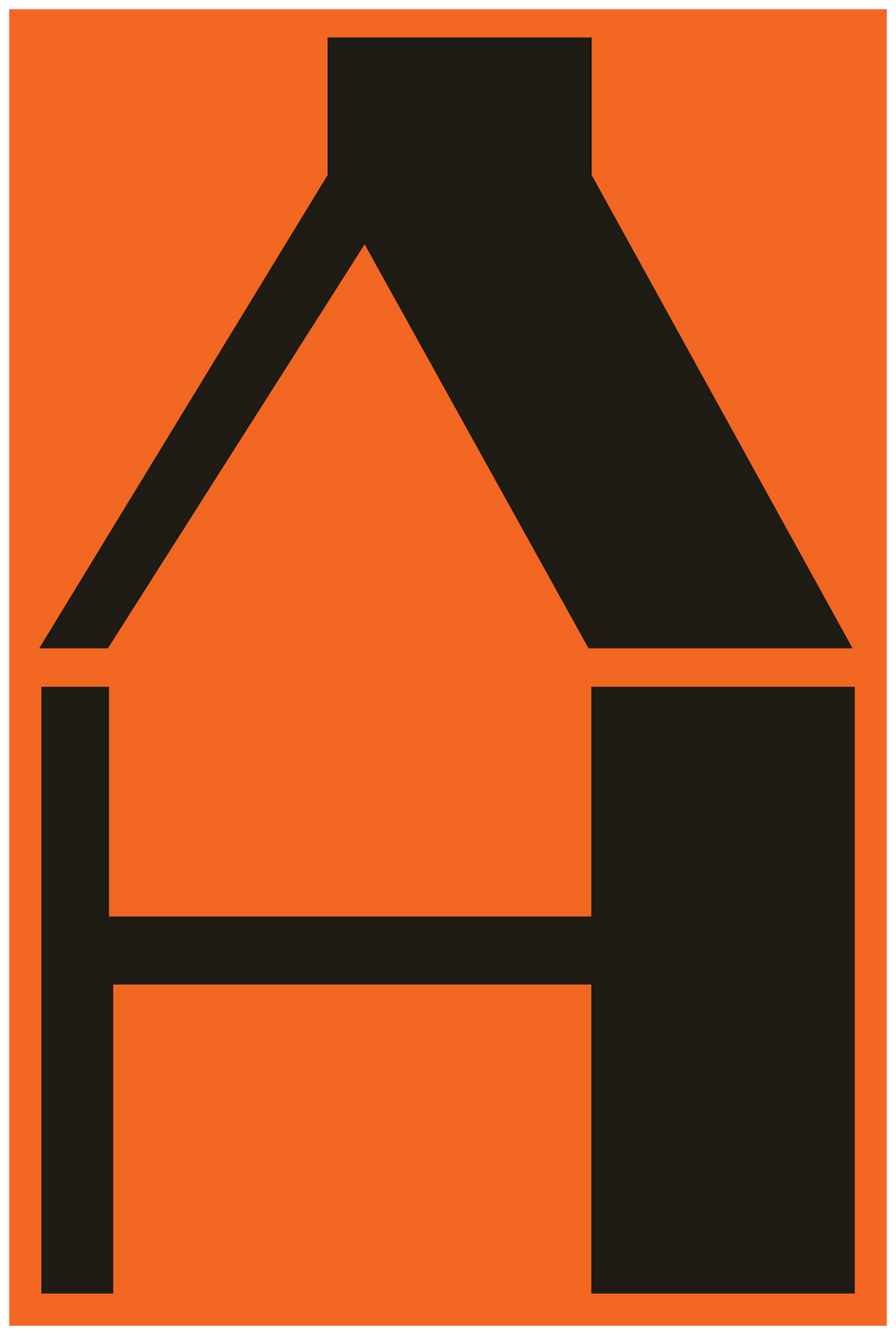 orange home icons for website