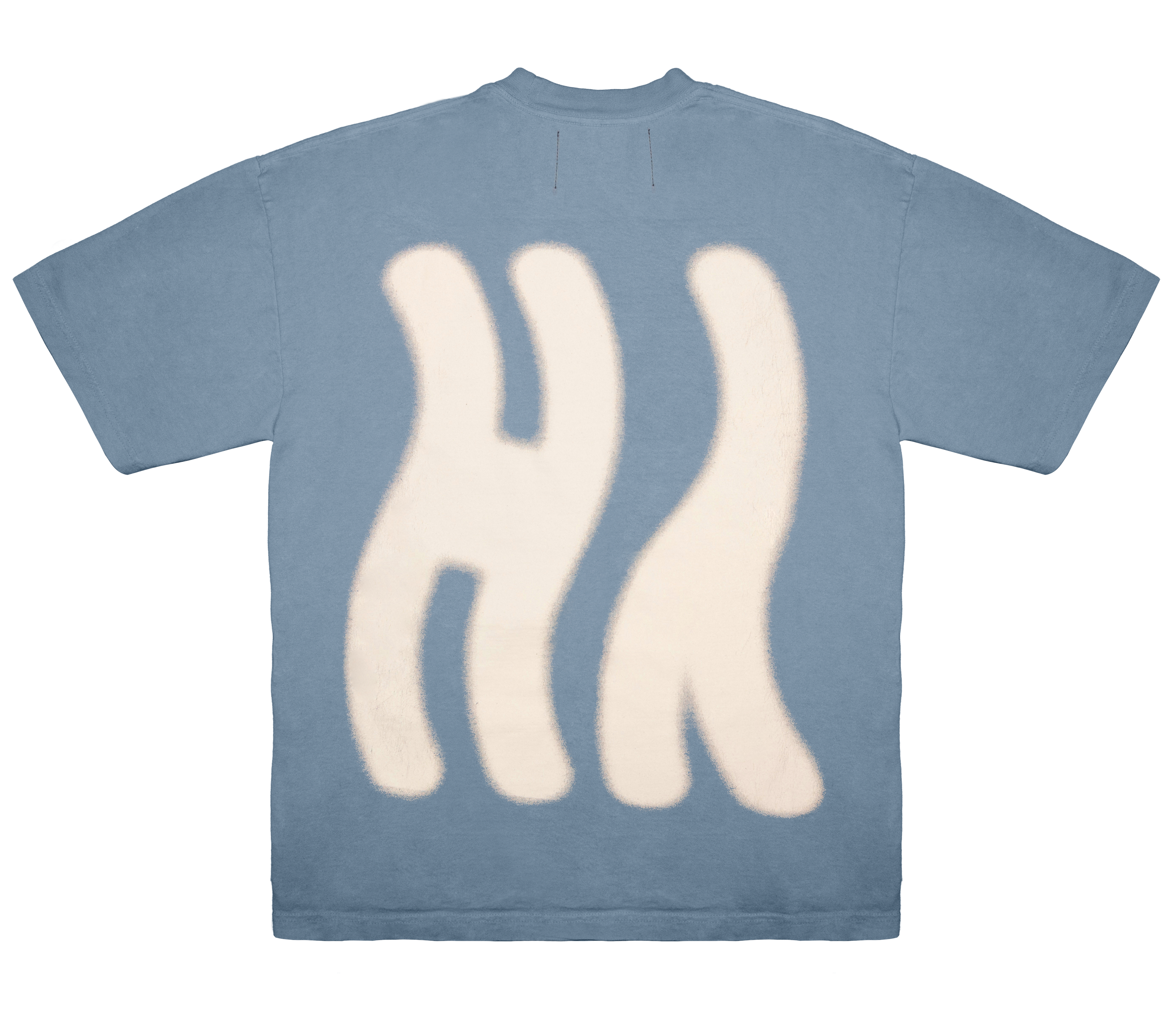 T-shirt à logo ondulé 'HY'